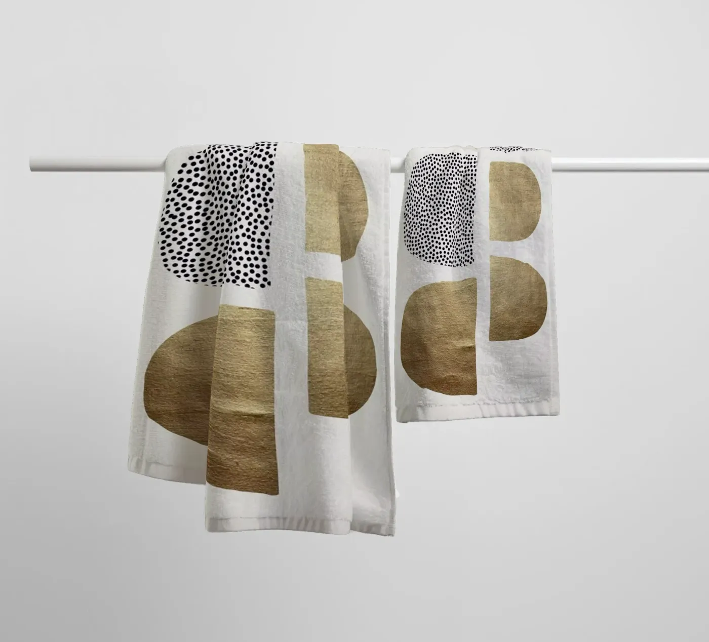 Geometric Abstracta towel by Kubistika