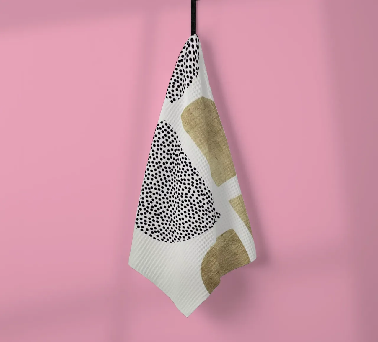 Geometric Abstracta tea towel by Kubistika