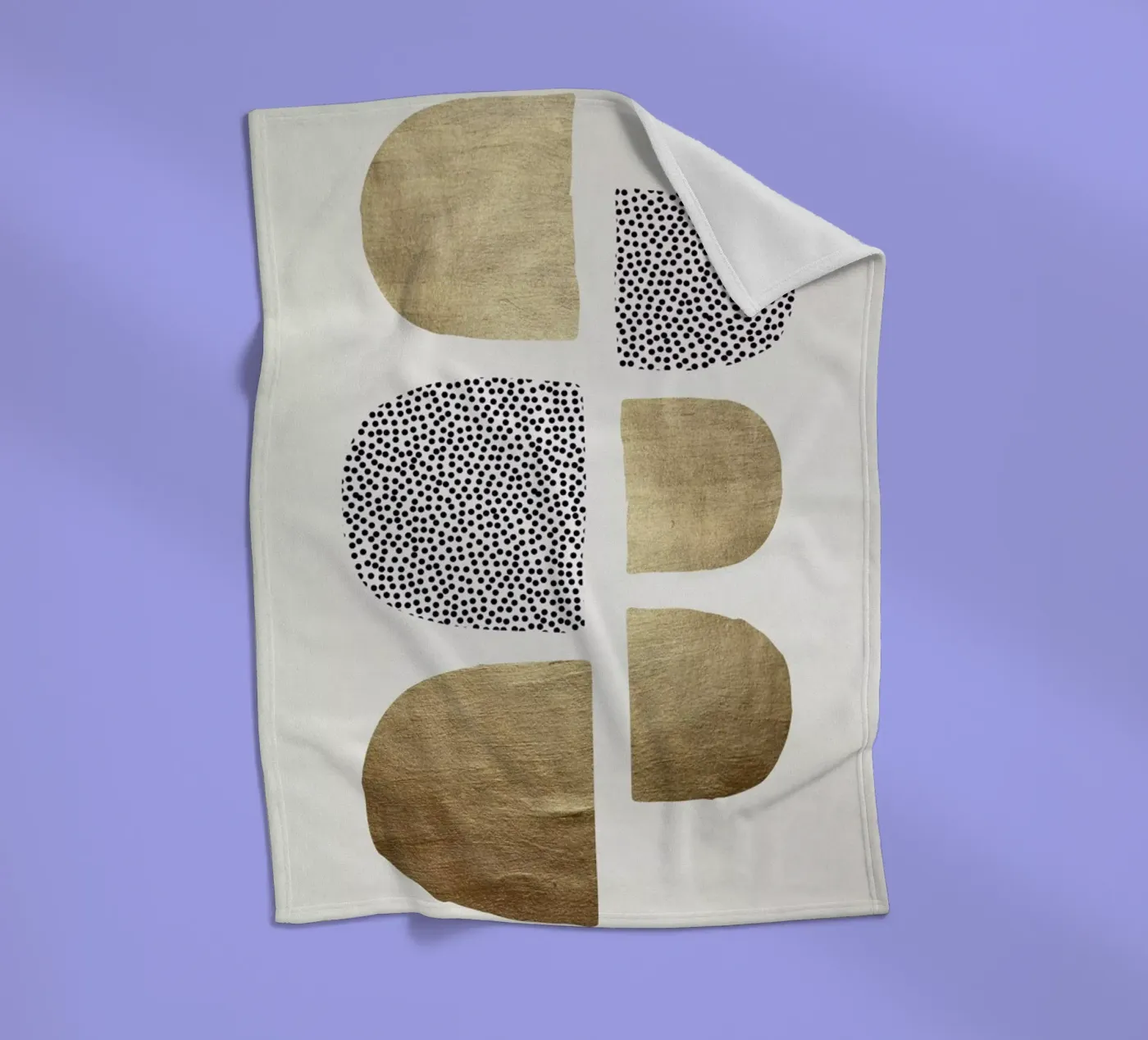 Geometric Abstracta fleecedeken van Kubistika