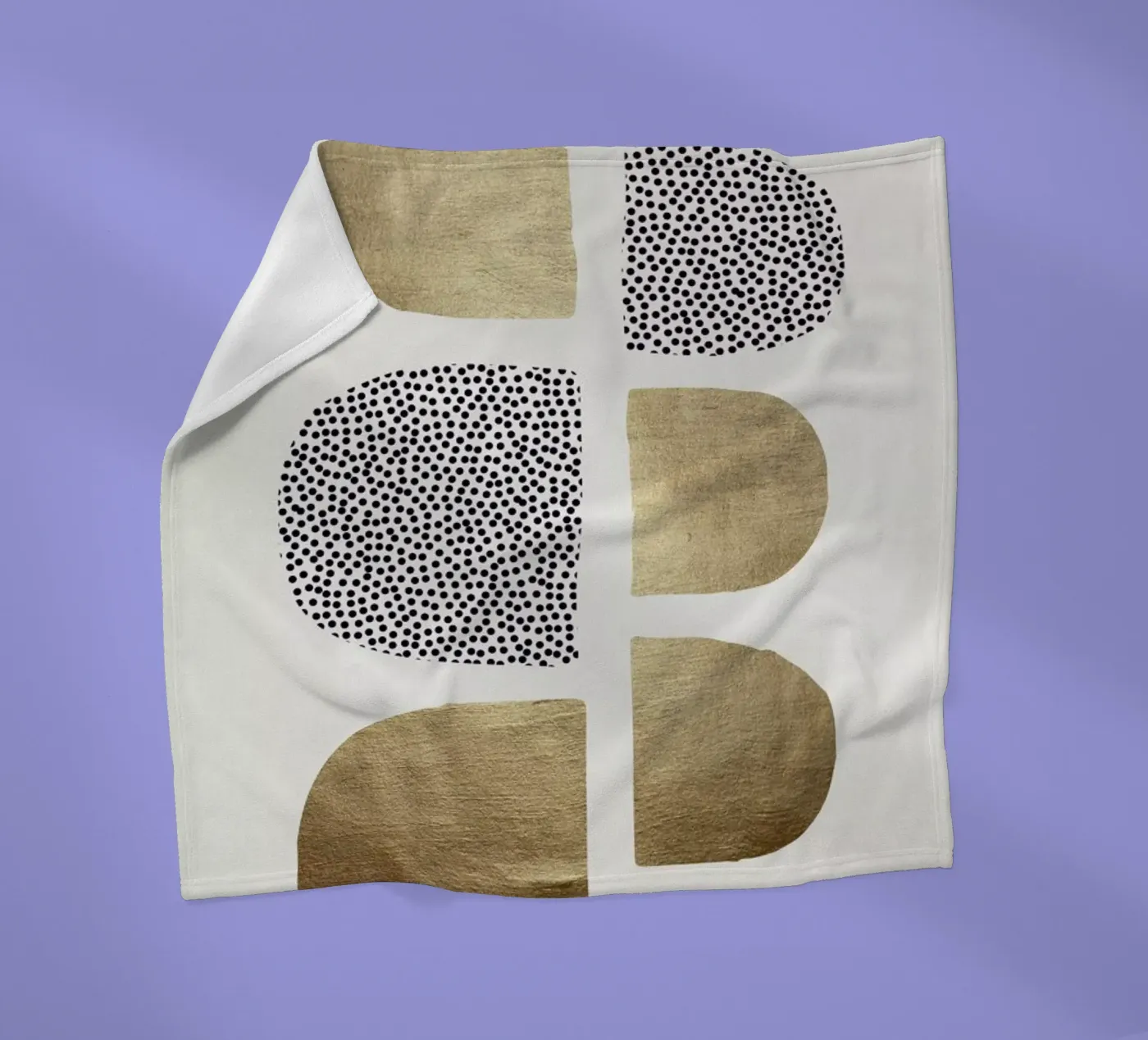 Geometric Abstracta fleecedeken van Kubistika