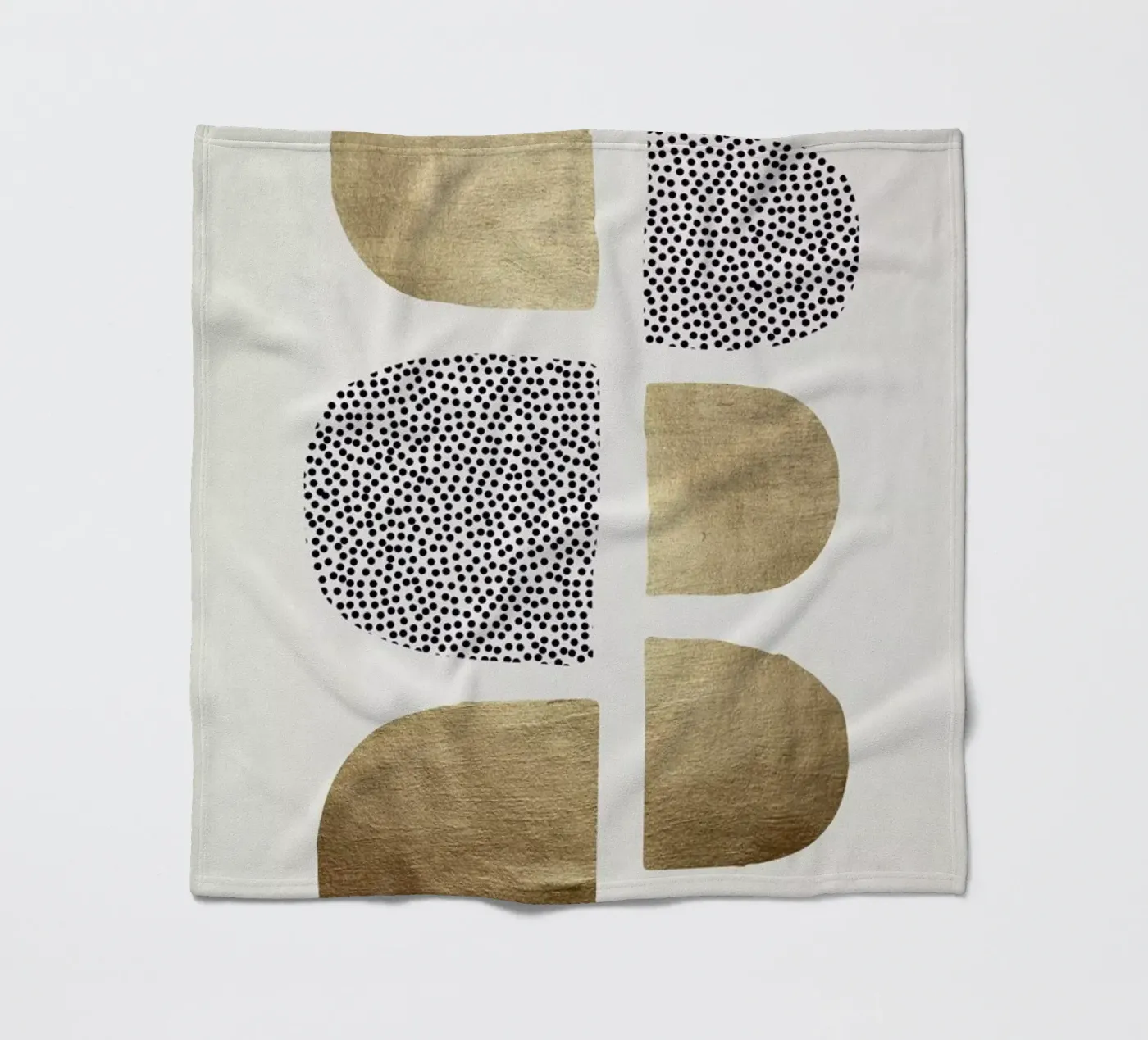 Geometric Abstracta fleecedeken van Kubistika