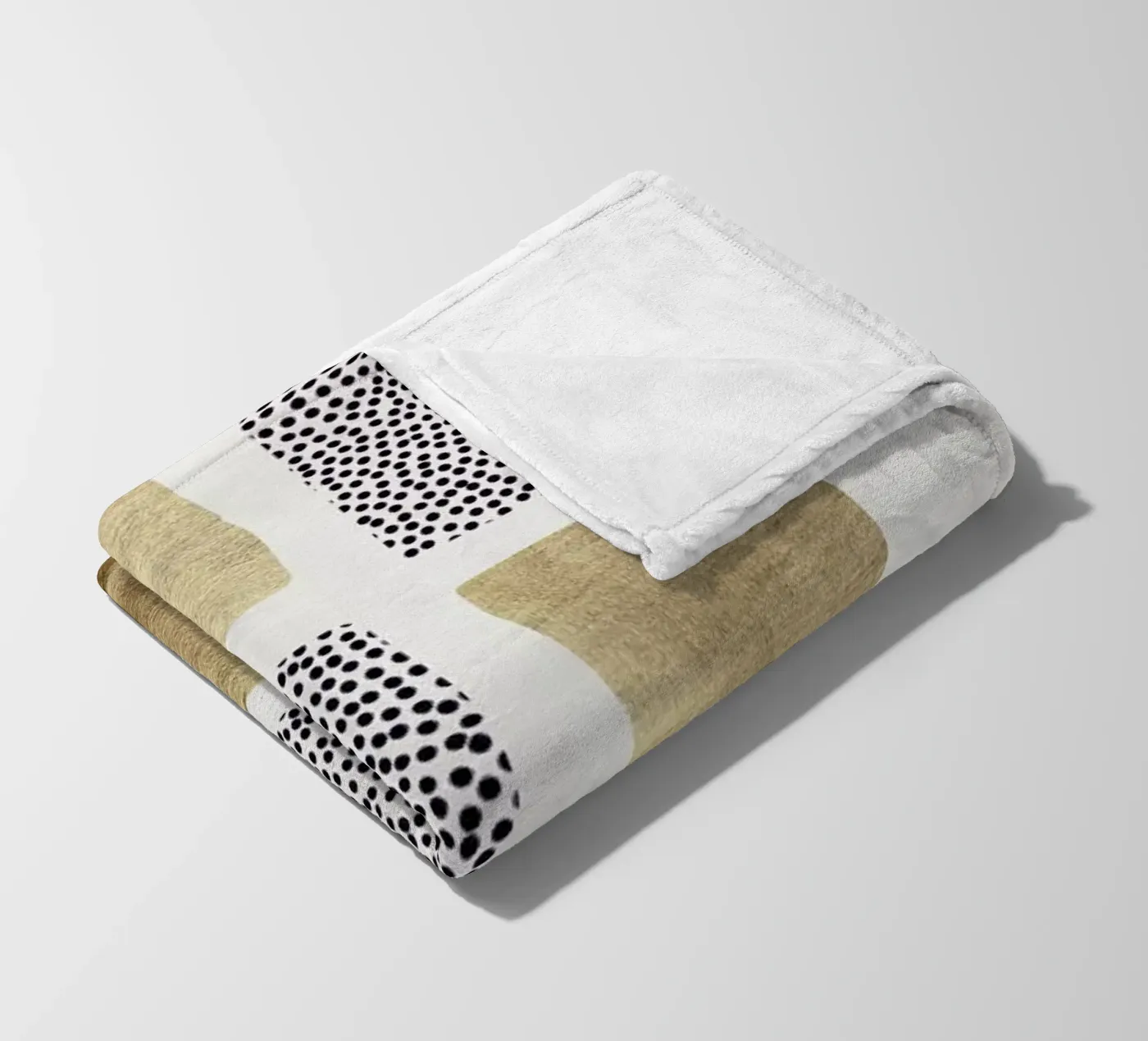 Geometric Abstracta fleecedeken van Kubistika