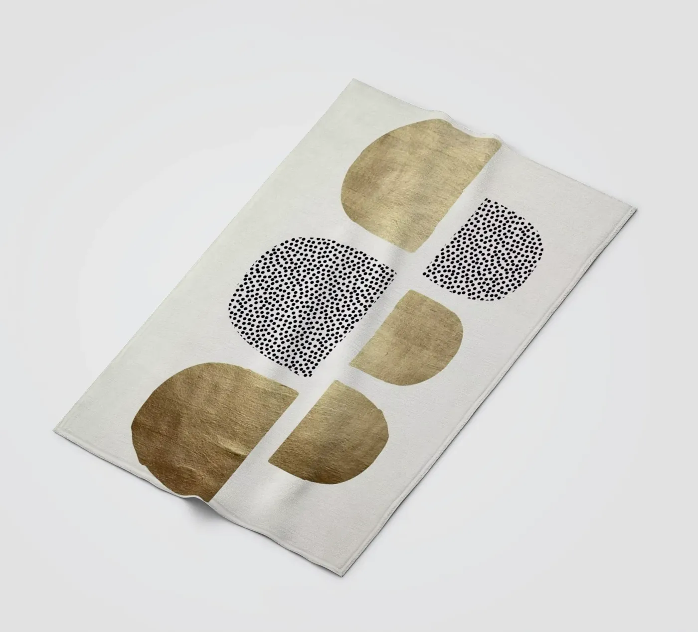 Geometric Abstracta fleecedeken van Kubistika