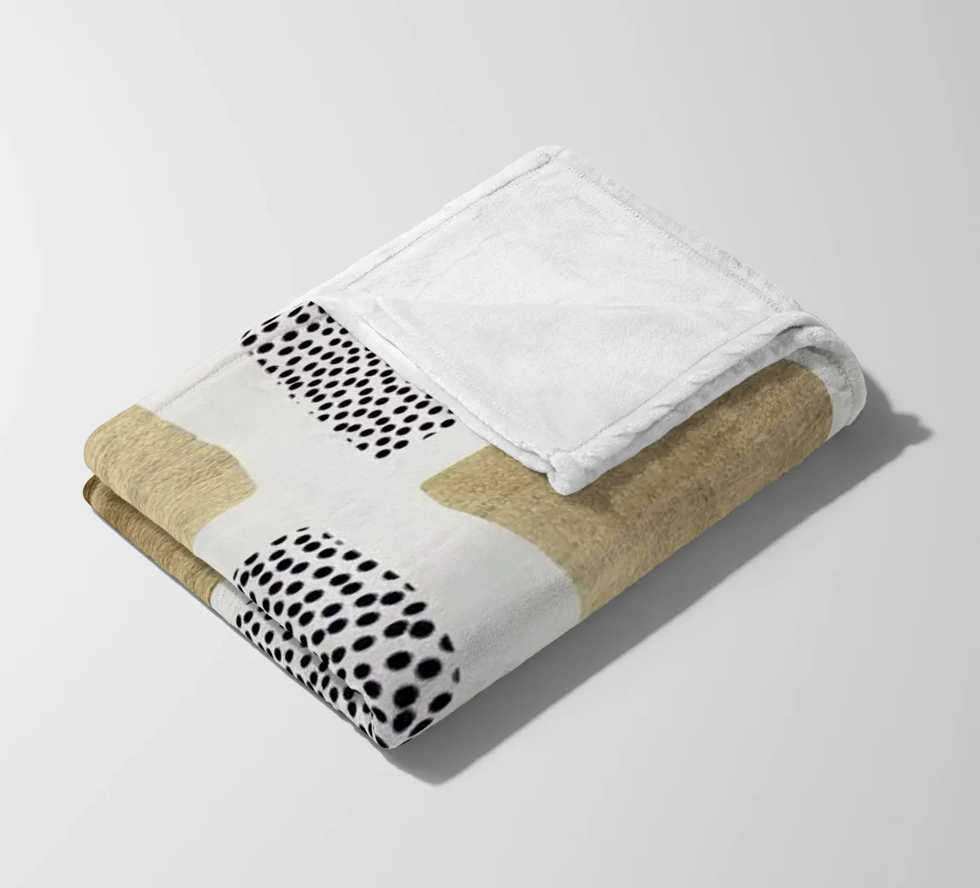 Geometric Abstracta fleecedeken van Kubistika