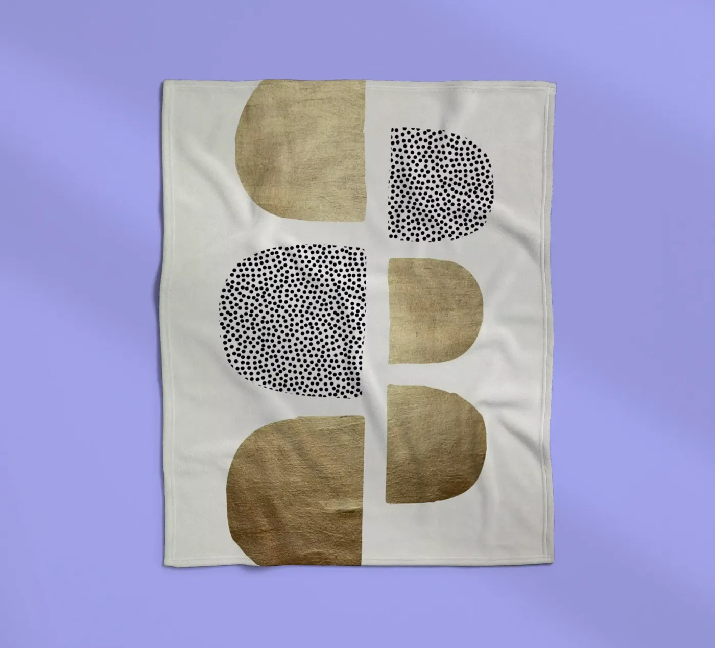 Geometric Abstracta fleecedeken van Kubistika