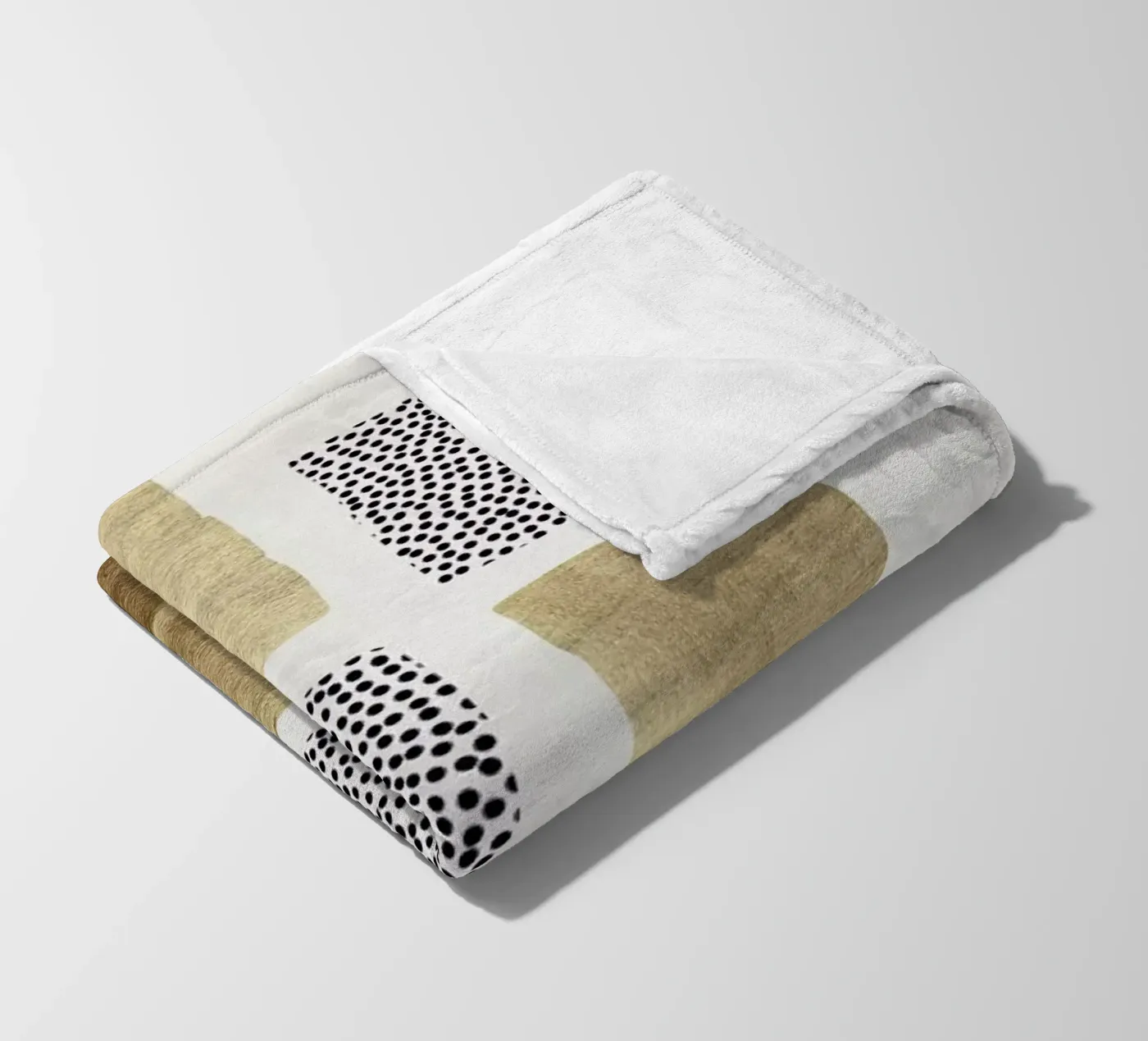 Geometric Abstracta fleecedeken van Kubistika