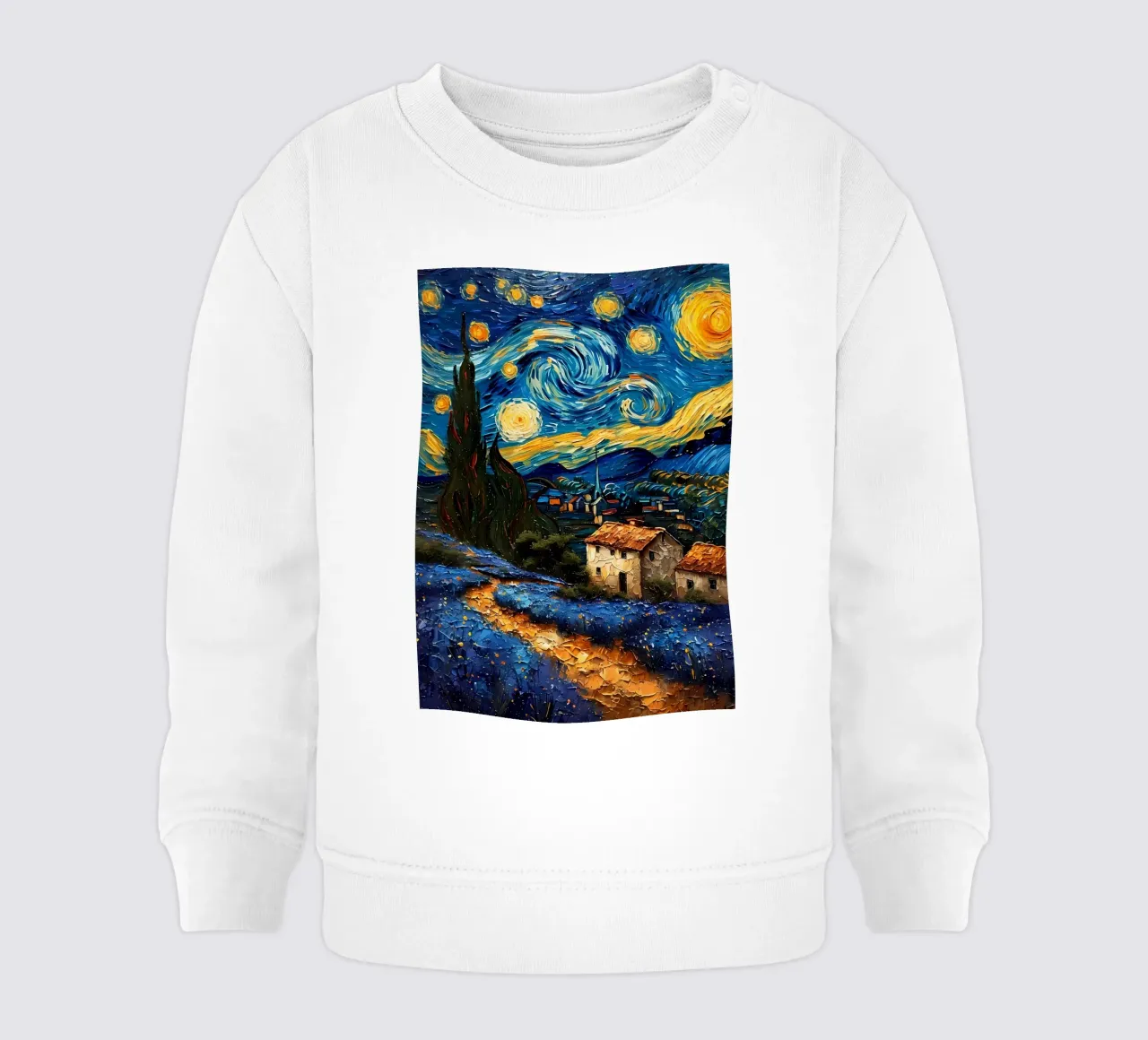 Paesaggio di Van Gogh felpa neonato da Adrian Patel
