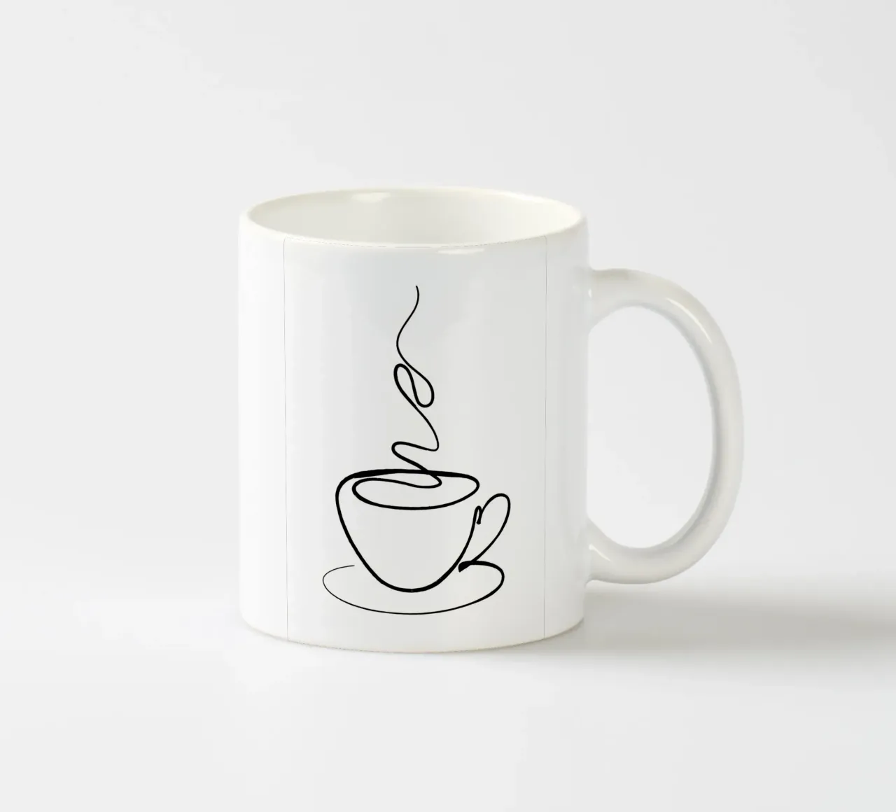 Kaffeetasse Line Art Keramik Tasse von Aiden Garcia