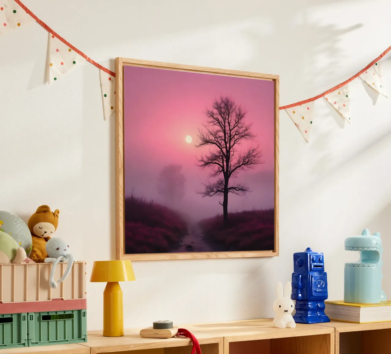 Tramonto con nebbia_1 plexiglass da Pink- und LoveArt by LK