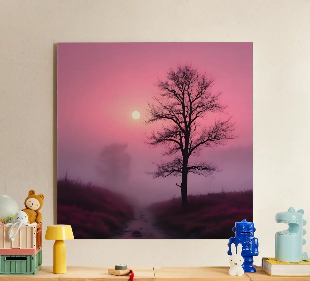 Tramonto con nebbia_1 plexiglass da Pink- und LoveArt by LK