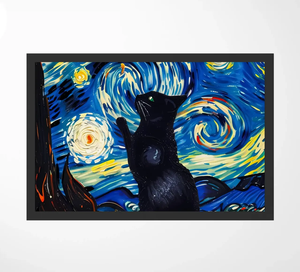 gatto vangogh zerbino da Adrian Patel