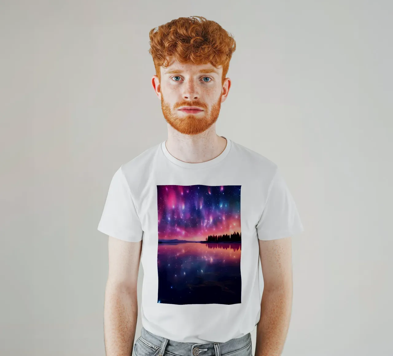 Riflesso della notte stellata t-shirt da Matthew Katz