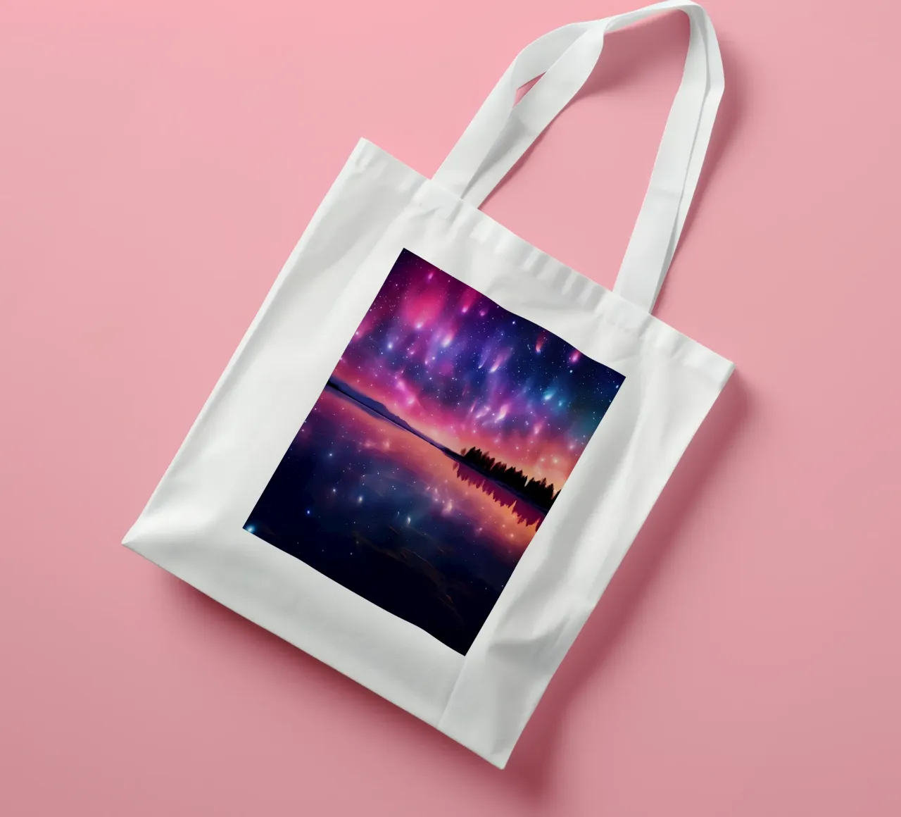 Riflesso della notte stellata borsa in juta da Matthew Katz