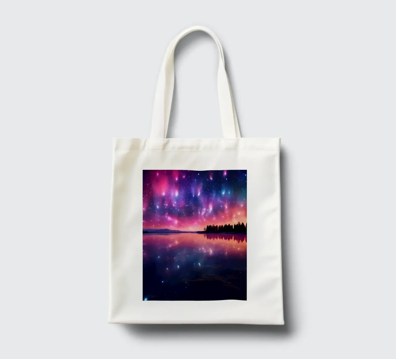 Riflesso della notte stellata borsa in juta da Matthew Katz