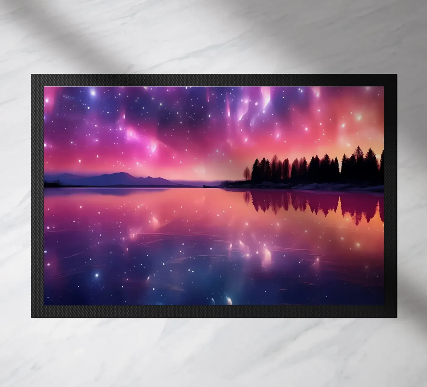 Starry Night Reflection doormat by Matthew Katz