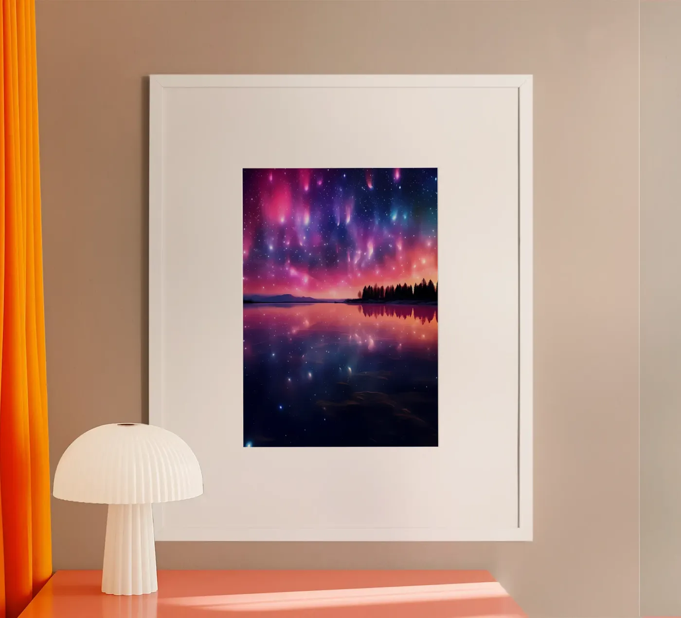 Starry Night Reflection poster by Matthew Katz