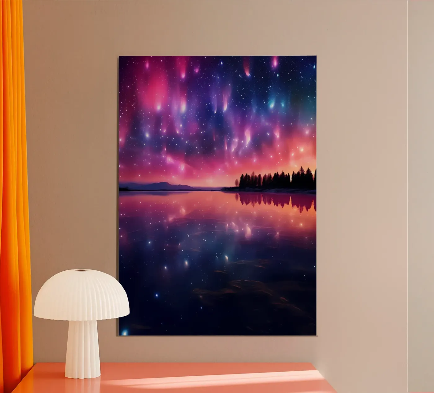 Starry Night Reflection poster by Matthew Katz