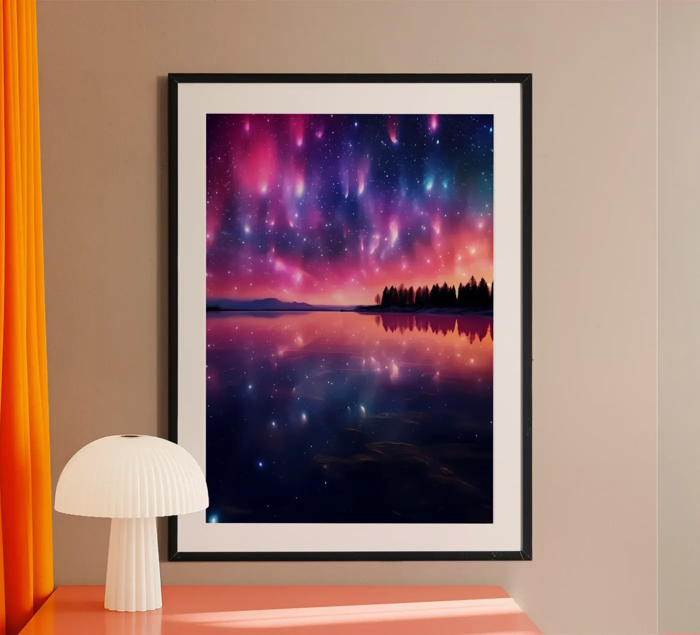 Starry Night Reflection poster by Matthew Katz