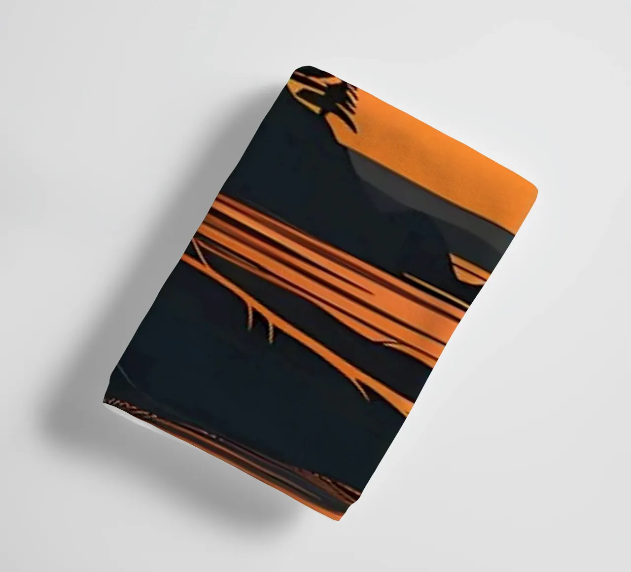 Sunset Sailboat towel by Bartosz Powalka
