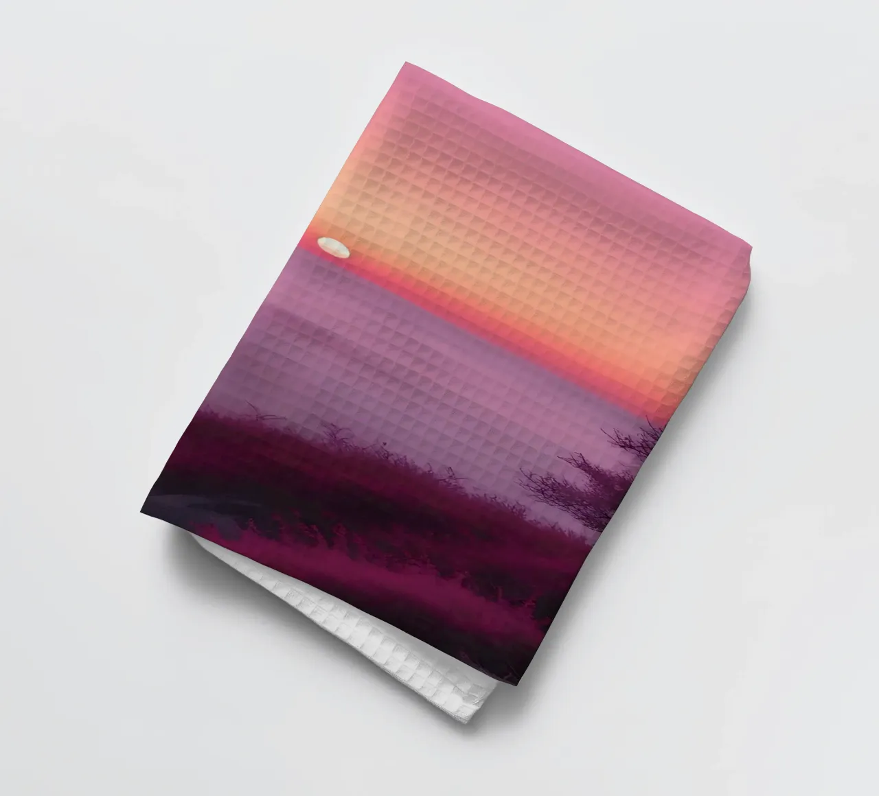 Tramonto con nebbia_2 canovaccio da cucina da Pink- und LoveArt by LK