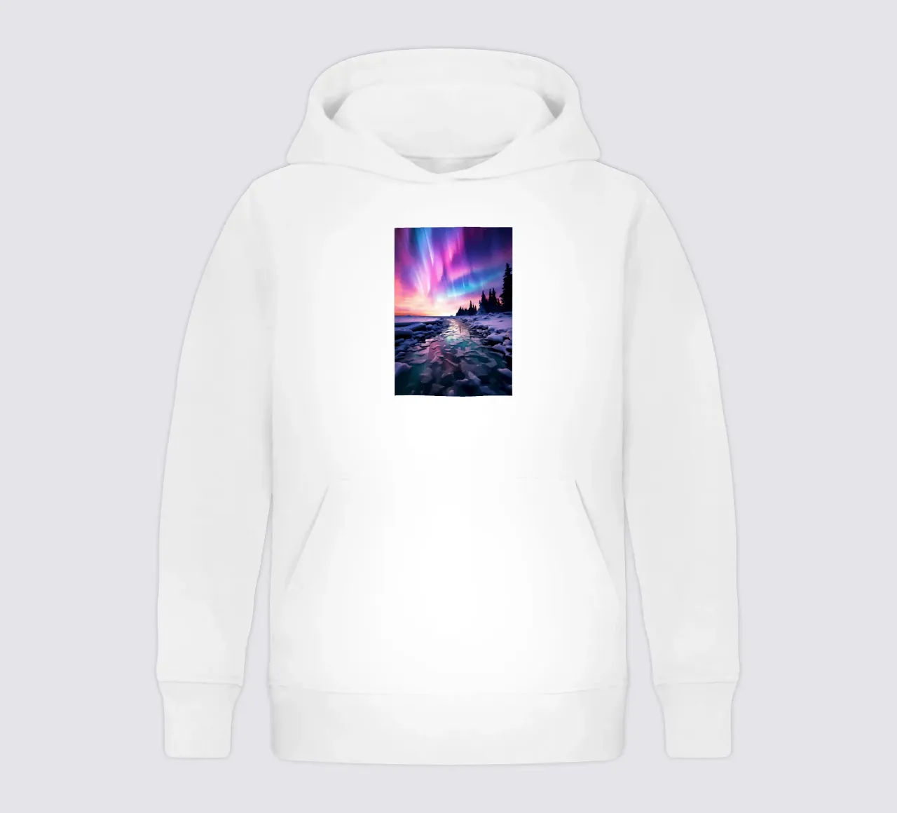 streamlet Aurora Boreal sudadera con capucha para niño de Matthew Katz
