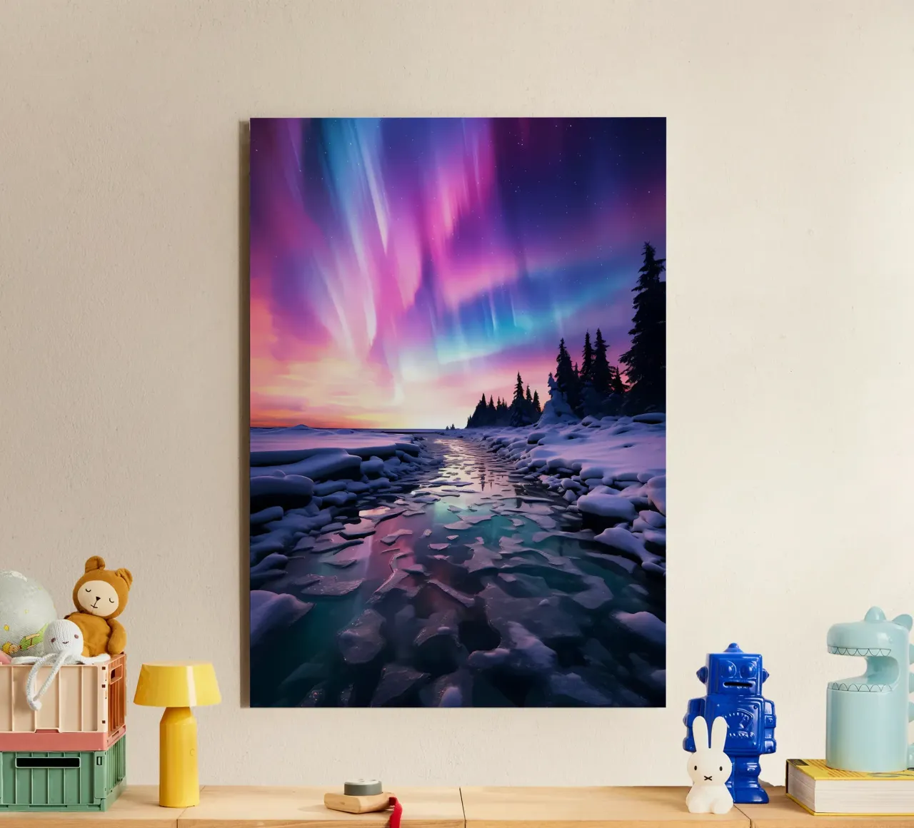 streamlet Aurora Boreal aluminio dibond de Matthew Katz