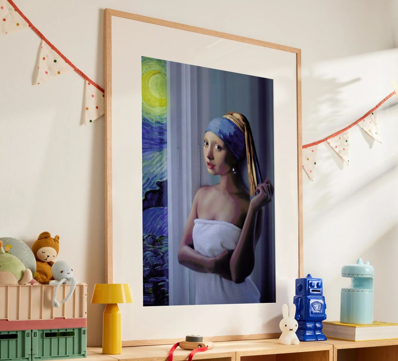 Starry Night Girl Poster von Jonas Loose