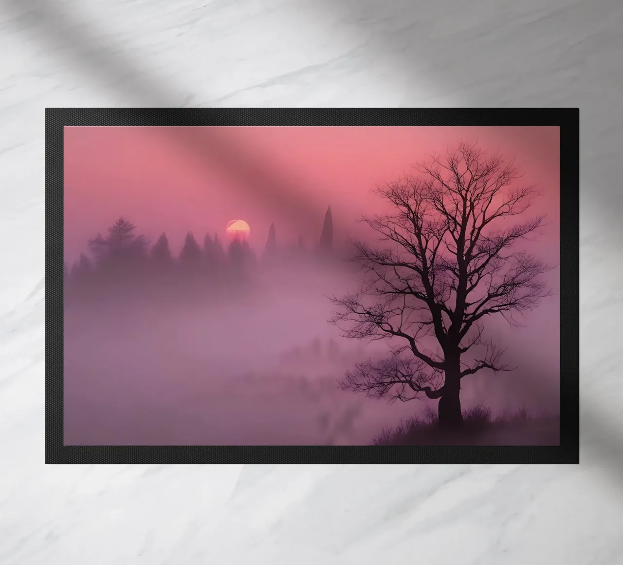 Tramonto con nebbia_3 zerbino da Pink- und LoveArt by LK
