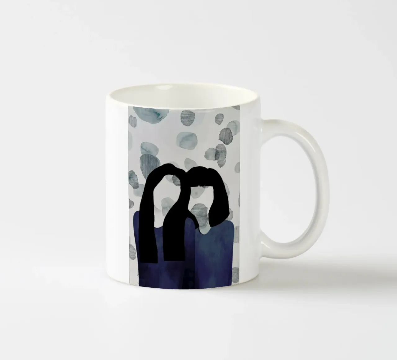 Void Duo ceramic mug by Ramona Russu