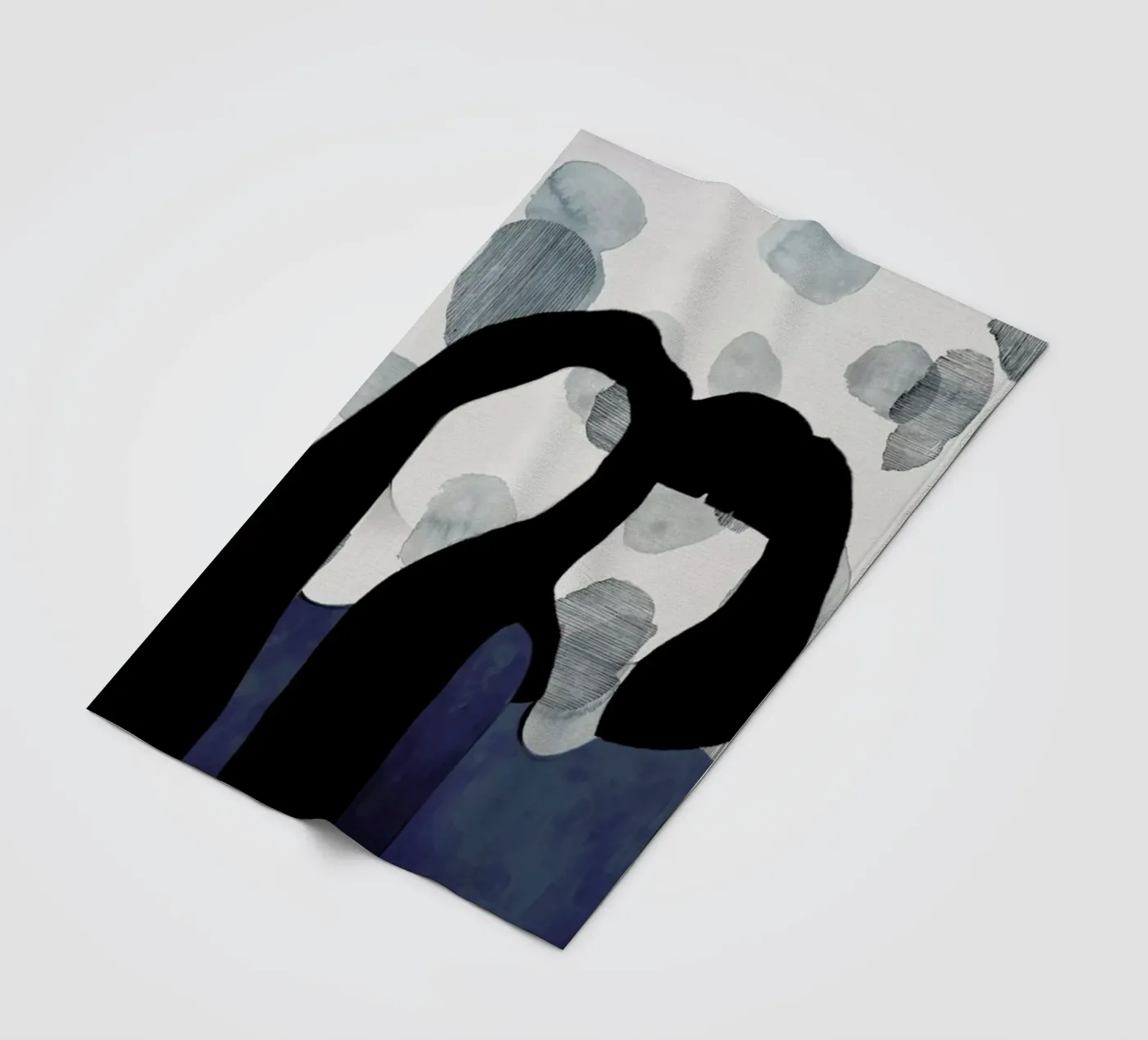 Void Duo fleece blanket by Ramona Russu