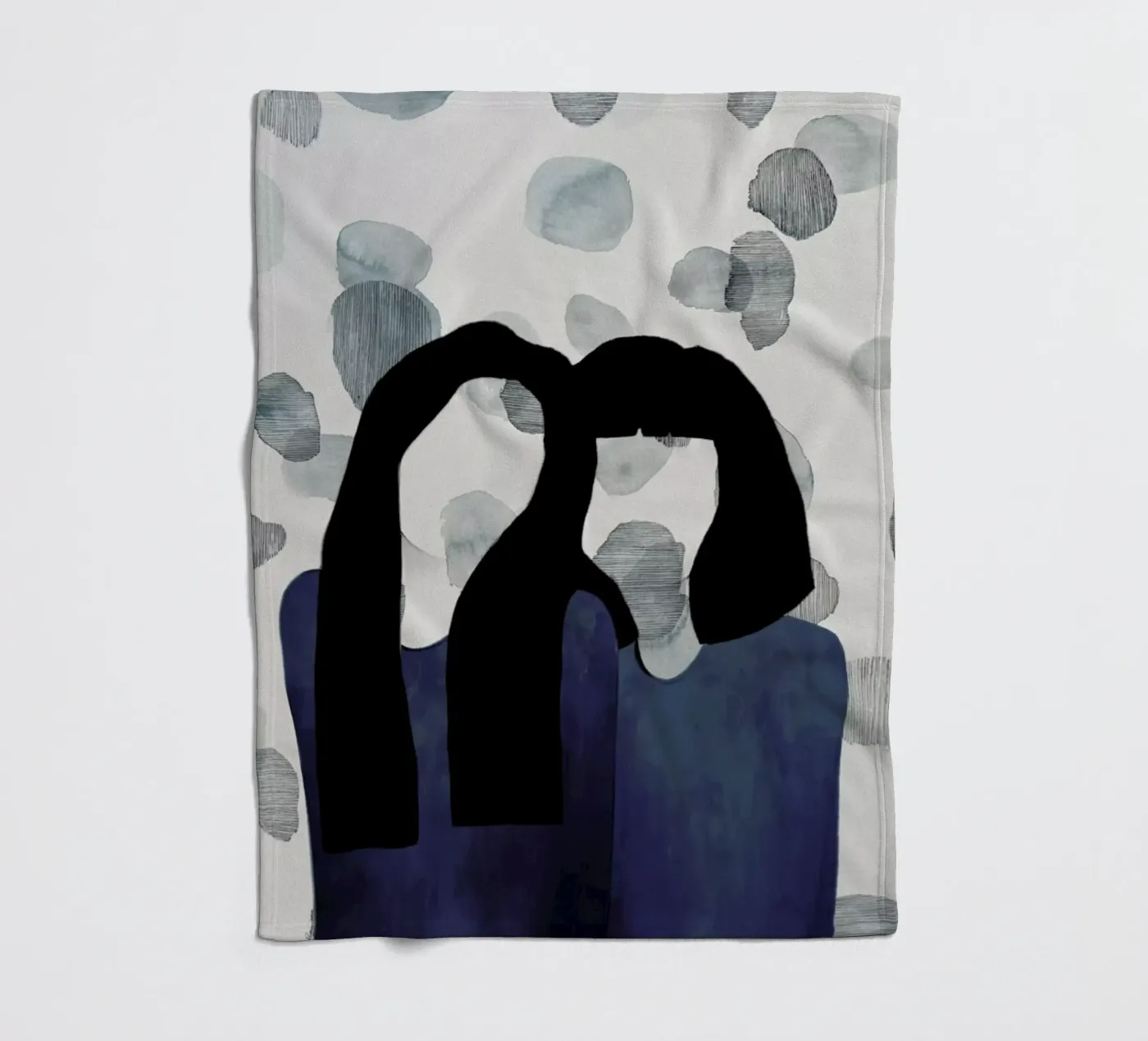 Void Duo fleece blanket by Ramona Russu