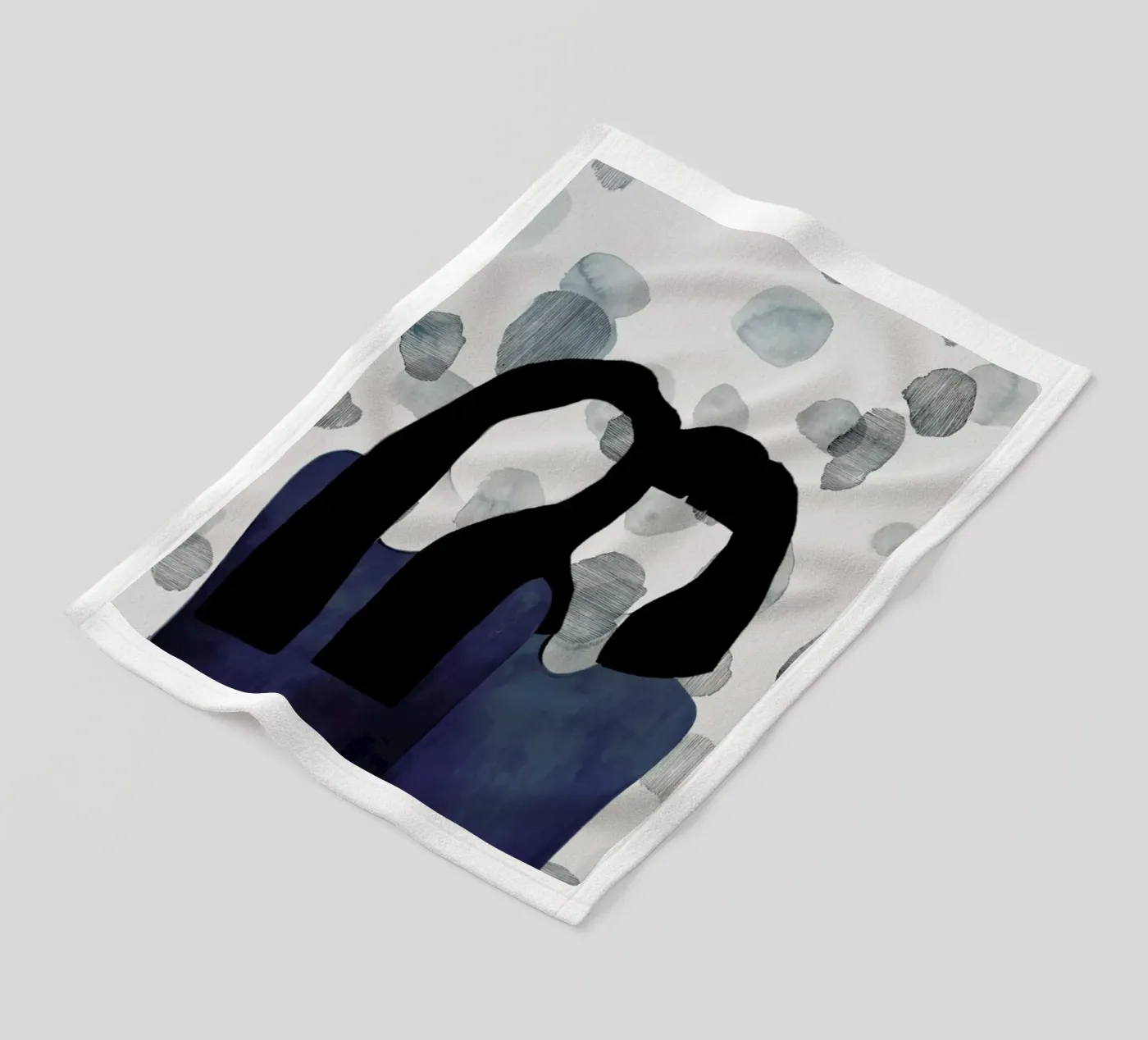 Void Duo fleece blanket by Ramona Russu