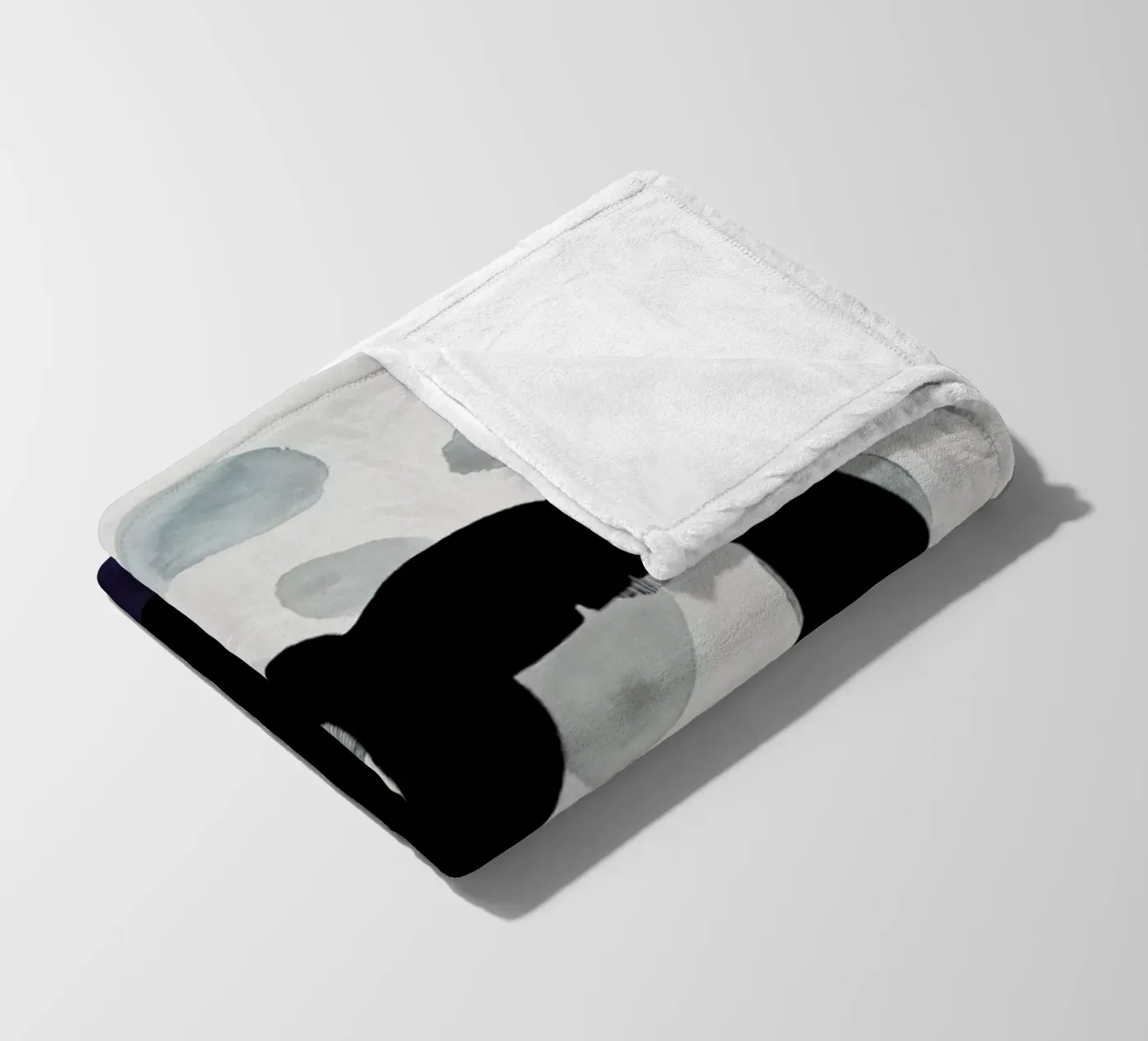 Void Duo fleece blanket by Ramona Russu