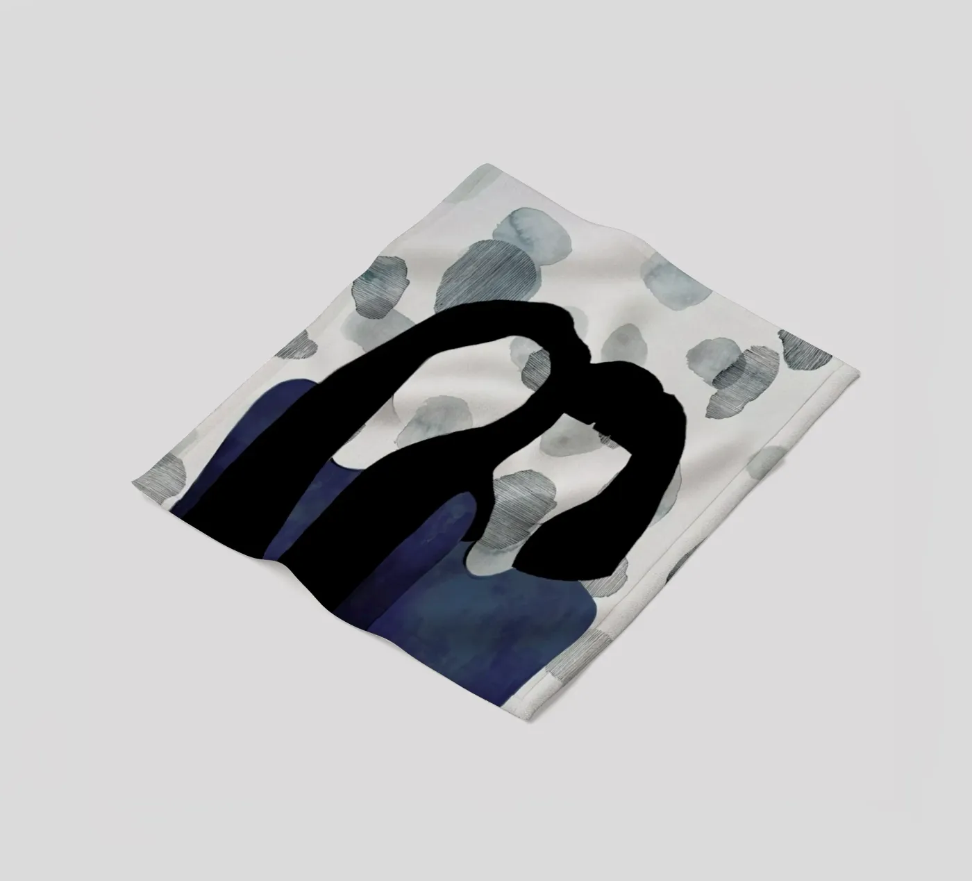Void Duo fleece blanket by Ramona Russu