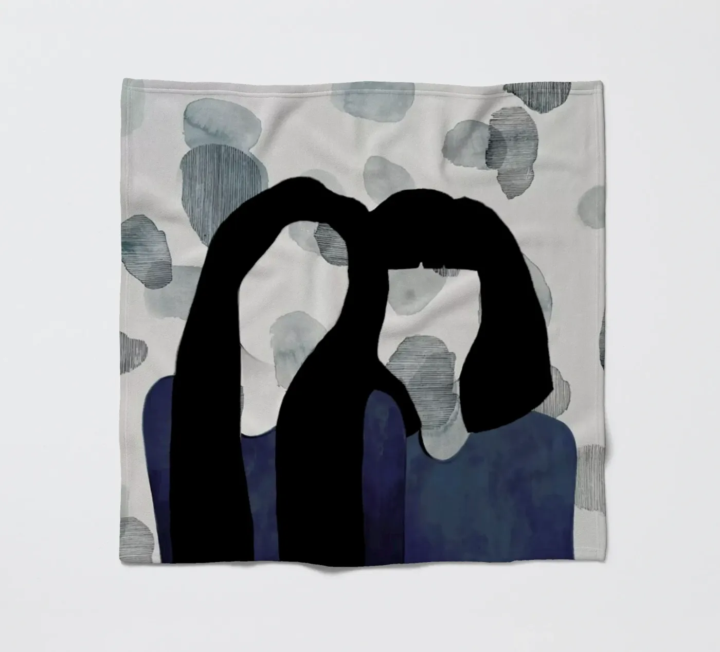 Void Duo fleece blanket by Ramona Russu