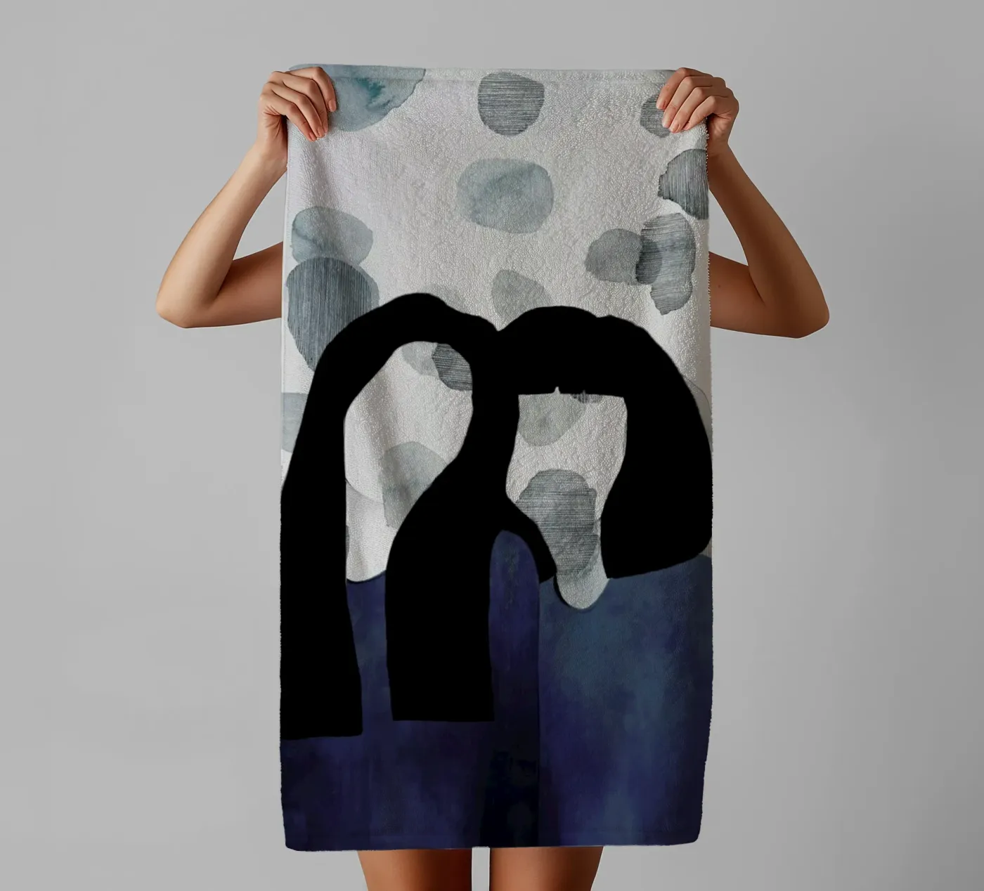 Void Duo badhanddoek van Ramona Russu
