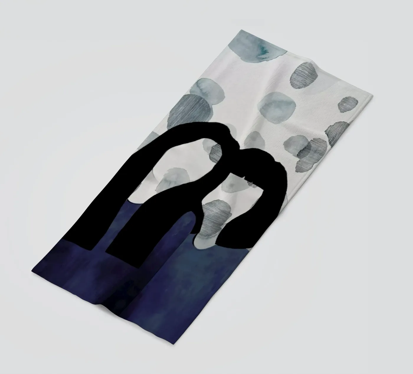 Void Duo beach towel by Ramona Russu