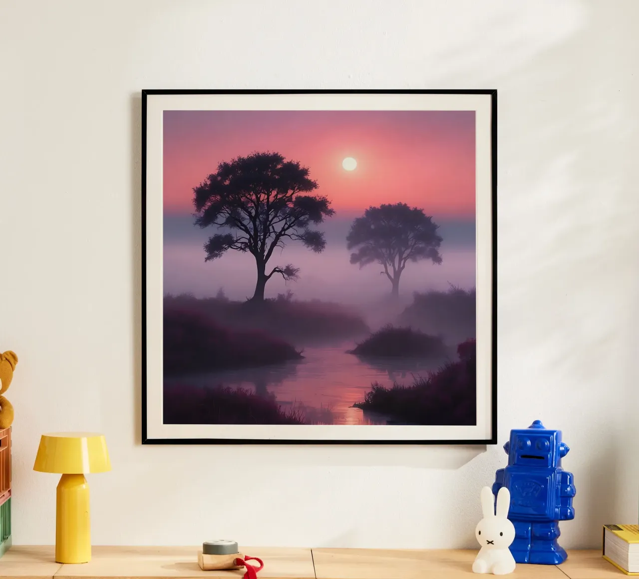 Tramonto con nebbia_4 carta hahnemühle da Pink- und LoveArt by LK