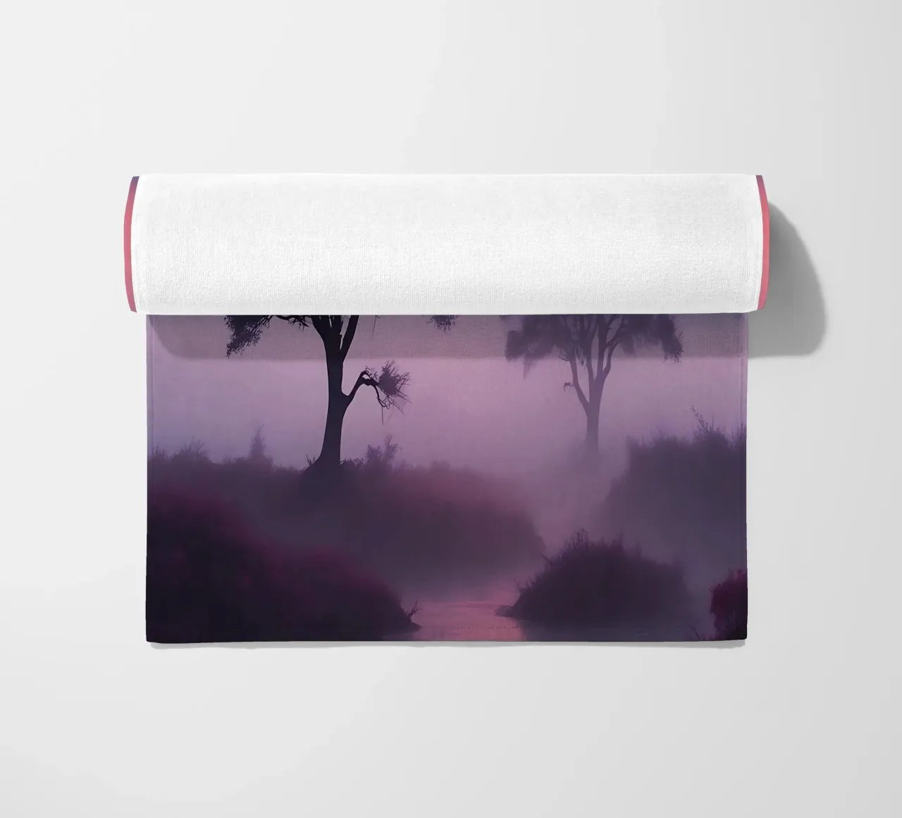 Tramonto con nebbia_4 telo mare da Pink- und LoveArt by LK