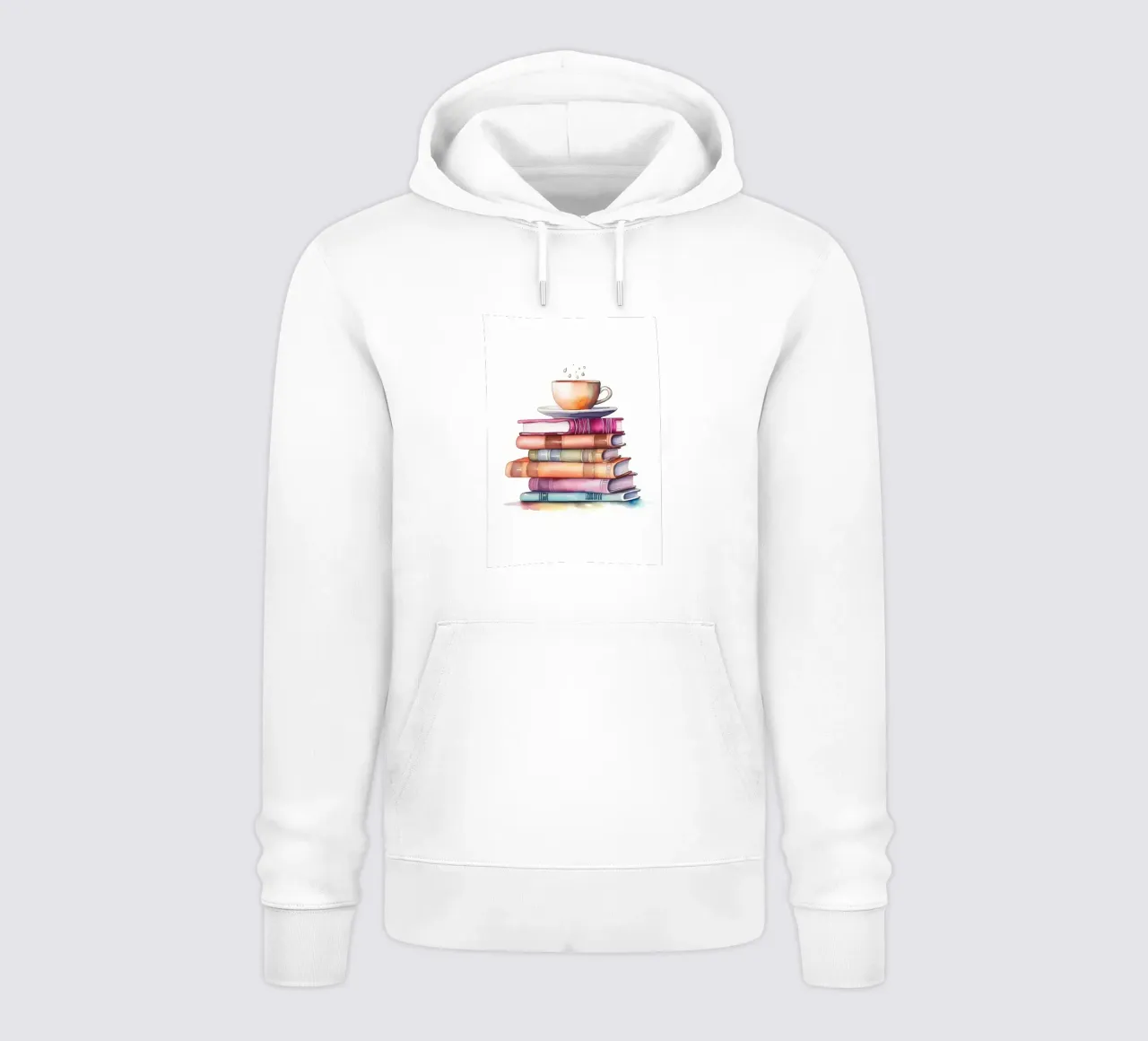 Libri sull'acquerello felpa con cappuccio da Aiden Garcia