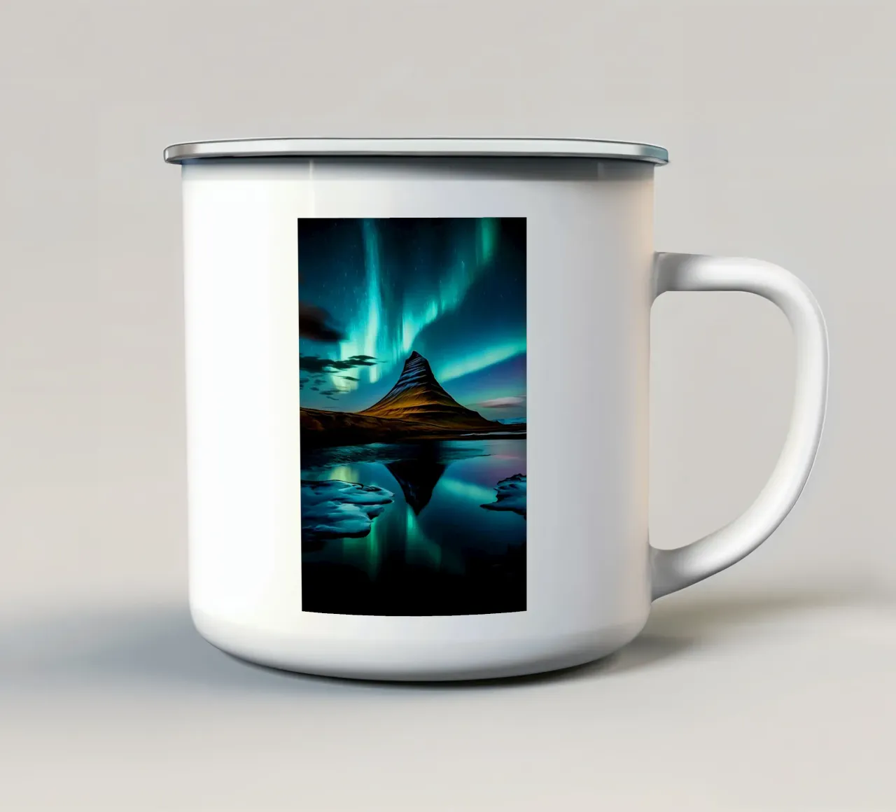 Aurora Landscape tazza in smalto da Matthew Katz