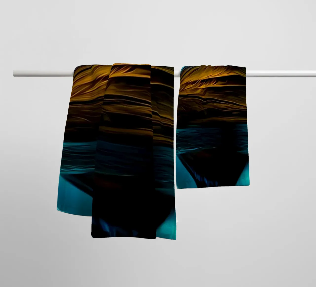 Aurora Landscape towel by Matthew Katz