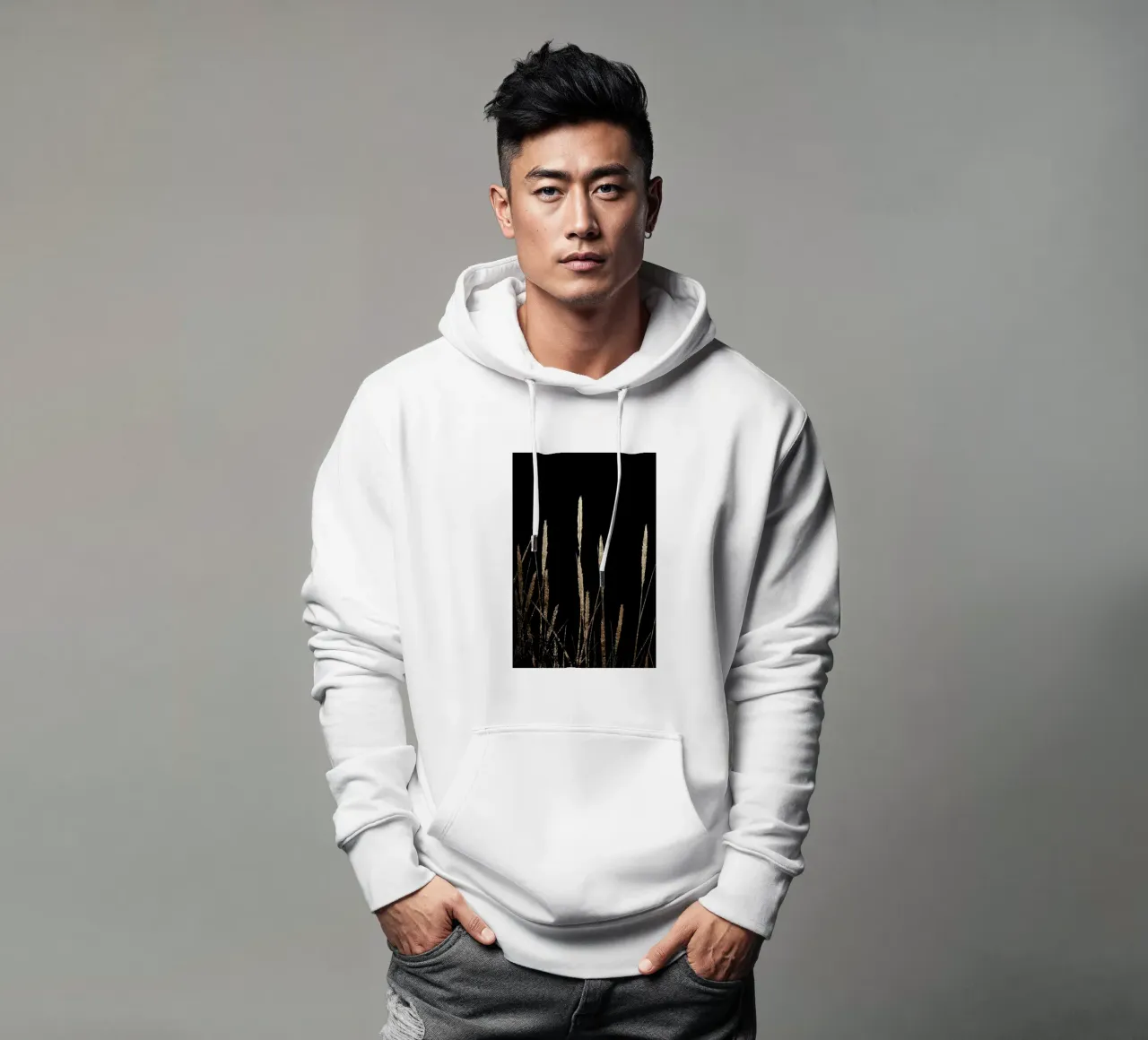 Golden Fields In The Dark felpa con cappuccio da Kubistika