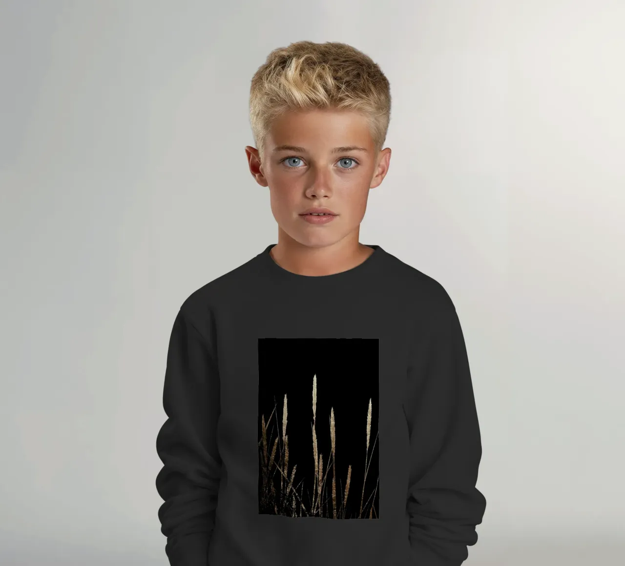 Golden Fields In The Dark felpa bambino da Kubistika