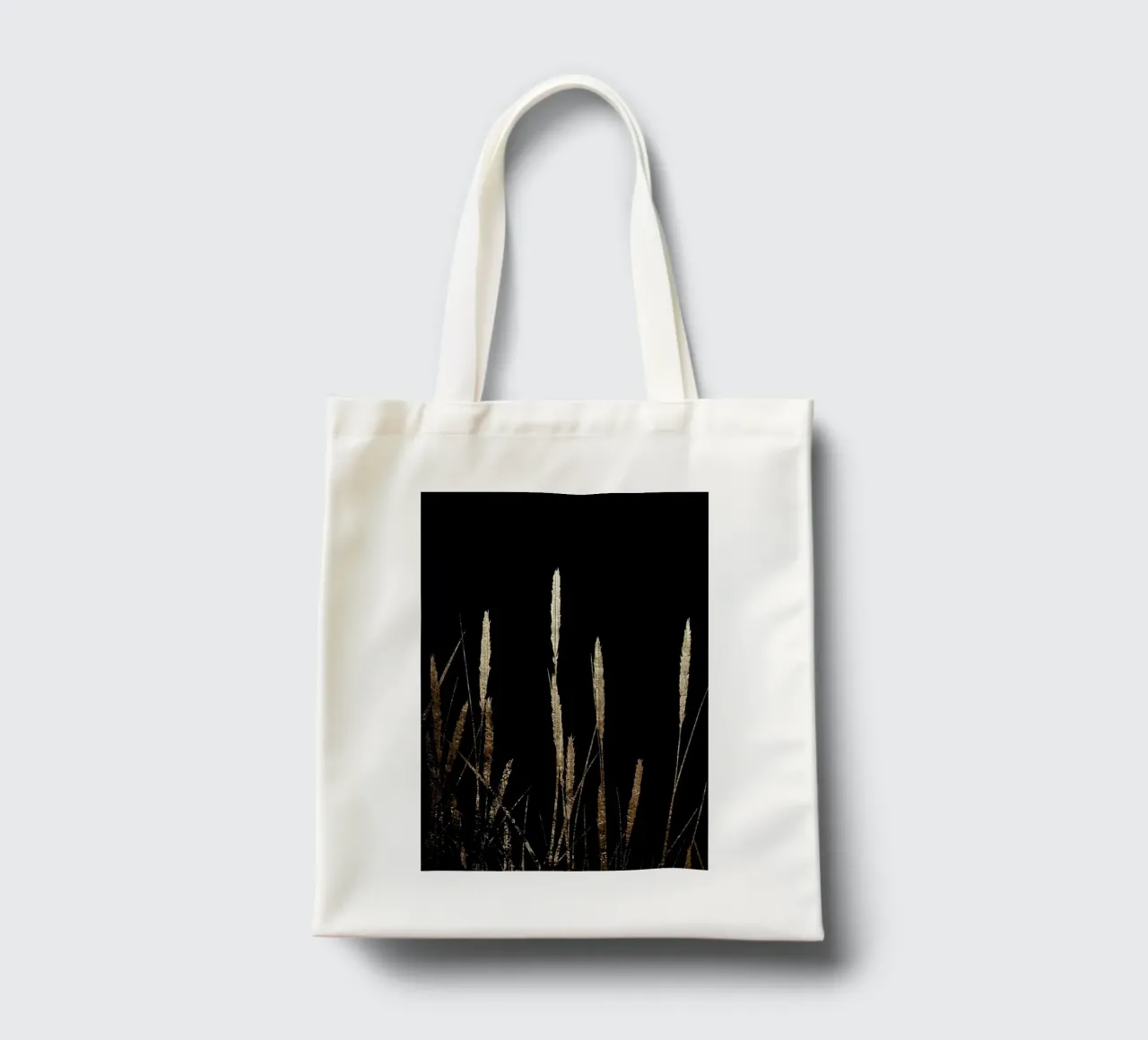 Golden Fields In The Dark borsa in juta da Kubistika