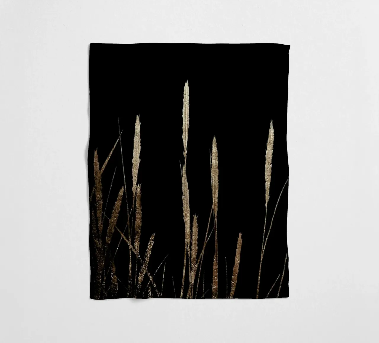 Golden Fields In The Dark coperta in pile da Kubistika