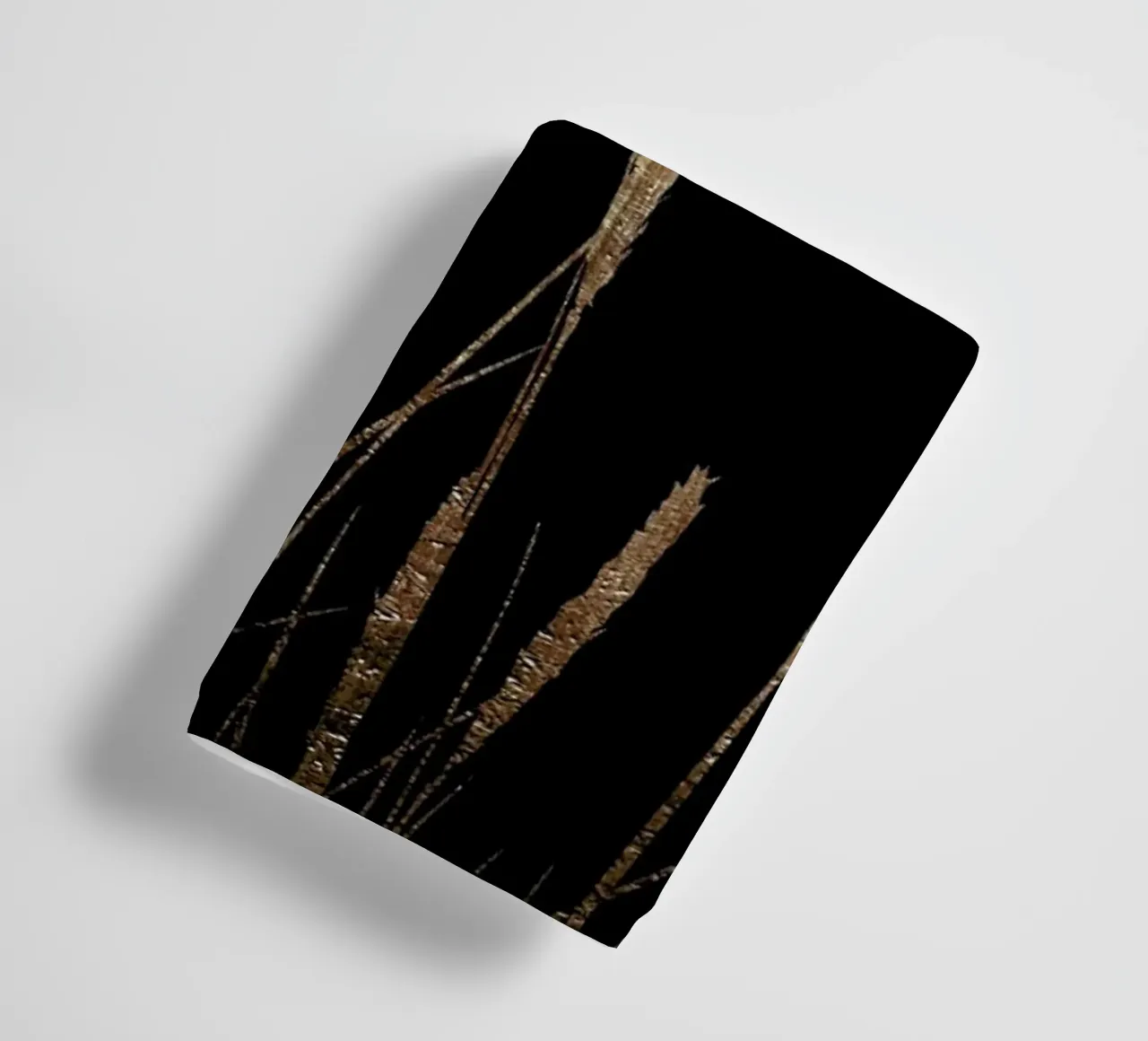 Golden Fields In The Dark towel by Kubistika