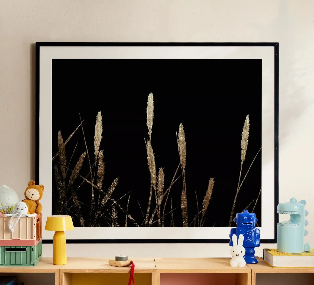 Golden Fields In The Dark carta hahnemühle da Kubistika