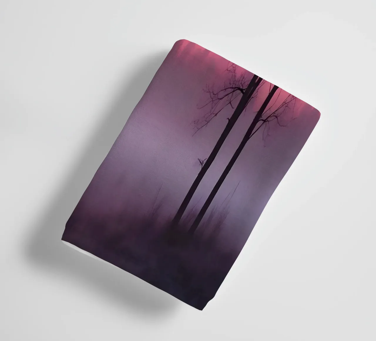 Tramonto con nebbia_5 asciugamano da bagno da Pink- und LoveArt by LK