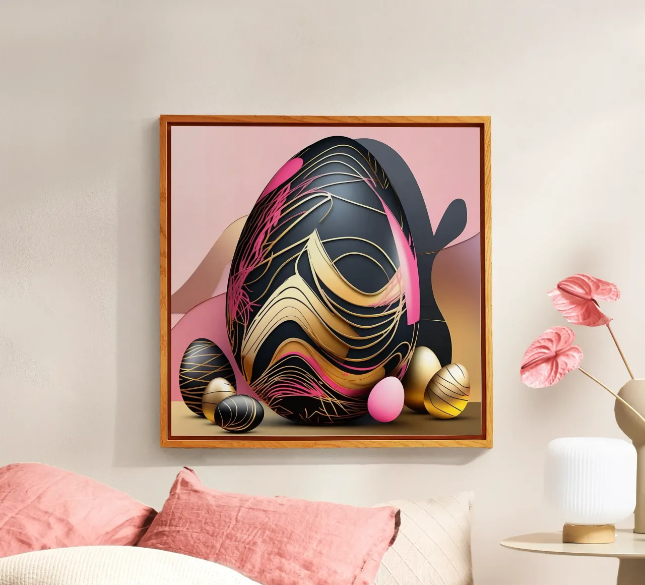 Deco_Eggs_1 plexiglass da Pink- und LoveArt by LK